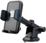 Siegbert Suport auto pentru telefon Siegbert, montare pe parbriz sau bord, rotire 360°, universal, negru