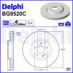 DELPHI Brzdový kotúč DELPHI BG9520C (BG9520C)