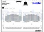 DELPHI Sada brzdových platničiek kotúčovej brzdy DELPHI LP3631 (LP3631)