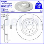 DELPHI Brzdový kotúč DELPHI BG5267C (BG5267C)
