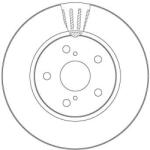 TRW Brzdový kotúč TRW DF6986S (DF6986S)