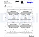 DELPHI Klocki Ham. Jeep Cherokee (lp1615)