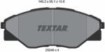 TEXTAR Sada brzdových platničiek kotúčovej brzdy TEXTAR 2524601 (2524601)