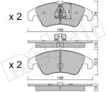 METELLI Sada brzdových platničiek kotúčovej brzdy METELLI 22-0775-0 (22-0775-0)