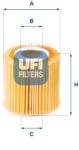 UFI Olejový filter UFI 25.150. 00 (25.150.00)