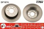 TRW Brzdový kotúč TRW DF1674 (DF1674)