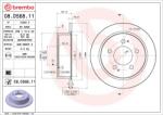 BREMBO Brzdový kotúč BREMBO 08. D568.11 (08.D568.11)