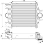 VALEO Chladič plniaceho vzduchu VALEO 818384 (818384)