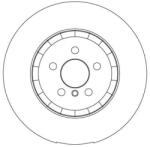 TRW Brzdový kotúč TRW DF6636S (DF6636S)