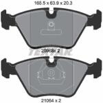 TEXTAR Sada brzdových platničiek kotúčovej brzdy TEXTAR 2096801 (2096801)