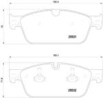 BREMBO Sada brzdových platničiek kotúčovej brzdy BREMBO P 50 112 (P 50 112)