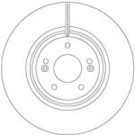 TRW Brzdový kotúč TRW DF6958S (DF6958S)
