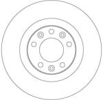 TRW Brzdový kotúč TRW DF6667 (DF6667)