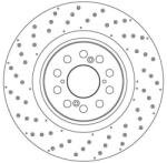 TRW Brzdový kotúč TRW DF6931S (DF6931S)