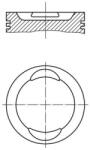 MAHLE Piest MAHLE 009 41 00 (009 41 00)