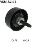 SKF Vratná/vodiaca kladka rebrovaného klinového remeňa SKF VKM 34111 (VKM 34111)
