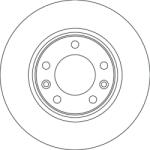 TRW Brzdový kotúč TRW DF6780 (DF6780)