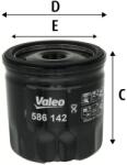 VALEO Olejový filter VALEO 586142 (586142)