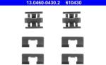 ATE Súprava príslušenstva, obloženie kotúčovej brzdy ATE 13.0460-0430.2 (13.0460-0430.2)