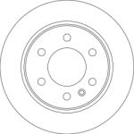 TRW Brzdový kotúč TRW DF6723S (DF6723S)