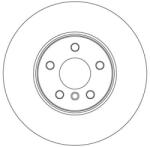 TRW Brzdový kotúč TRW DF6899S (DF6899S)