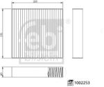 Febi Bilstein Filtru, aer habitaclu FEBI BILSTEIN 1002253 (1002253)