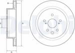 DELPHI Tarcza Ham. Lexus Gs 12- Tyl (bg4962c)