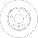 TRW Brzdový kotúč TRW DF6915 (DF6915)