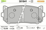 VALEO Sada brzdových platničiek kotúčovej brzdy VALEO 301841 (301841)