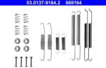 ATE Súprava príslušenstva, brzdové čeľuste ATE 03.0137-9164.2 (03.0137-9164.2)