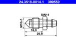 ATE Odvzdušňovacia skrutka/ventil ATE 24.3518-0014.1 (24.3518-0014.1)