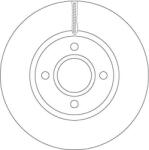 TRW Brzdový kotúč TRW DF6509 (DF6509)