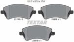 TEXTAR Sada brzdových platničiek kotúčovej brzdy TEXTAR 2376601 (2376601)