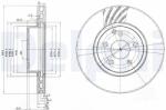 DELPHI Brzdový kotúč DELPHI BG3756 (BG3756)