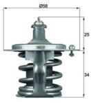 MAHLE Termostat chladenia MAHLE TX 79 78D (TX 79 78D)
