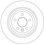 TRW Brzdový kotúč TRW DF6913 (DF6913)