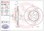 BREMBO Brzdový kotúč BREMBO 09. D987.11 (09.D987.11)