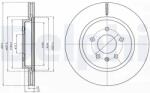 DELPHI Brzdový kotúč DELPHI BG4388C (BG4388C)