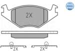 MEYLE Sada brzdových platničiek kotúčovej brzdy MEYLE 025 208 8715 (025 208 8715)