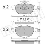 METELLI Sada brzdových platničiek kotúčovej brzdy METELLI 22-0336-1 (22-0336-1)