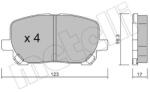 METELLI Sada brzdových platničiek kotúčovej brzdy METELLI 22-0427-0 (22-0427-0)