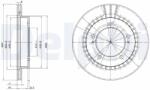 DELPHI Brzdový kotúč DELPHI BG3158 (BG3158)