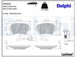 DELPHI Sada brzdových platničiek kotúčovej brzdy DELPHI LP3141 (LP3141)