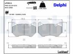 DELPHI Sada brzdových platničiek kotúčovej brzdy DELPHI LP3511 (LP3511)