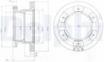 DELPHI Tarcza Ham. Iveco Daily Iii (bg9069)