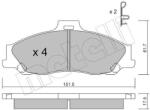 METELLI Sada brzdových platničiek kotúčovej brzdy METELLI 22-0479-0 (22-0479-0)