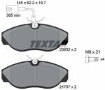 TEXTAR Sada brzdových platničiek kotúčovej brzdy TEXTAR 2360201 (2360201)
