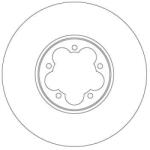 TRW Brzdový kotúč TRW DF6921S (DF6921S)