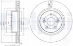 DELPHI Brzdový kotúč DELPHI BG4111 (BG4111)