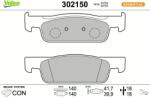 VALEO Sada brzdových platničiek kotúčovej brzdy VALEO 302150 (302150)